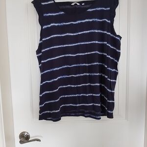 REITMANS BLUE&WHITE TANK TOP//B2B